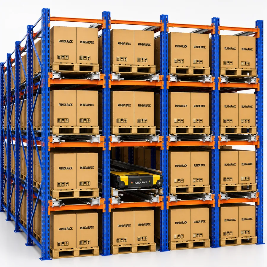 Illustrative configuration of Four-Way Shuttle Racking.