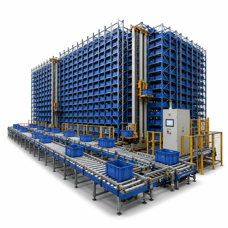 Illustrative configuration of Mini Load AS/RS.
