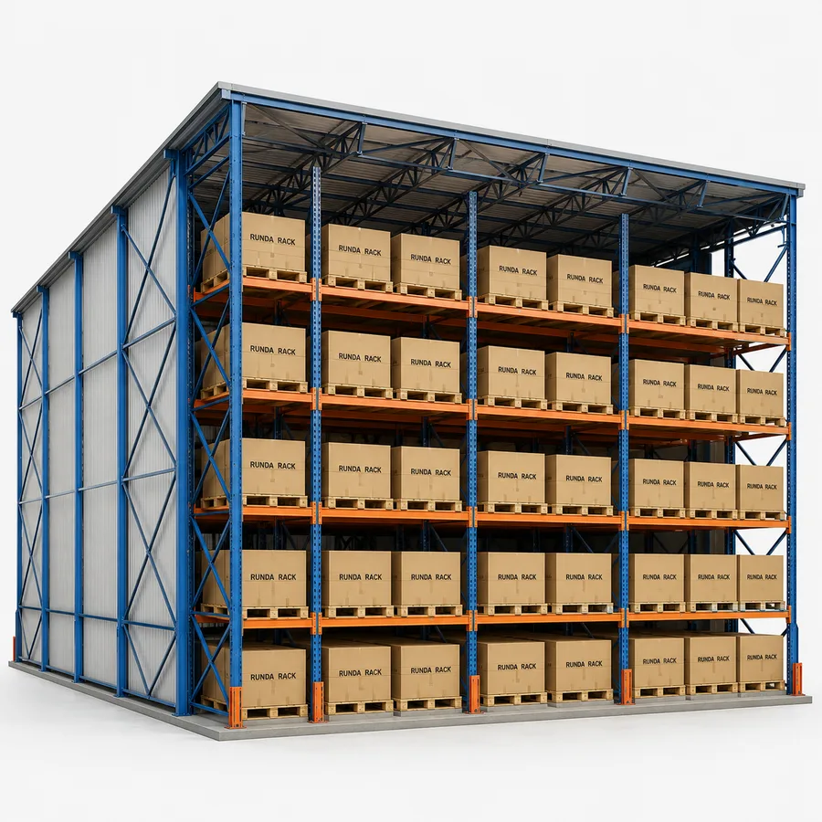 Illustrative configuration of Rack Clad Warehouse.