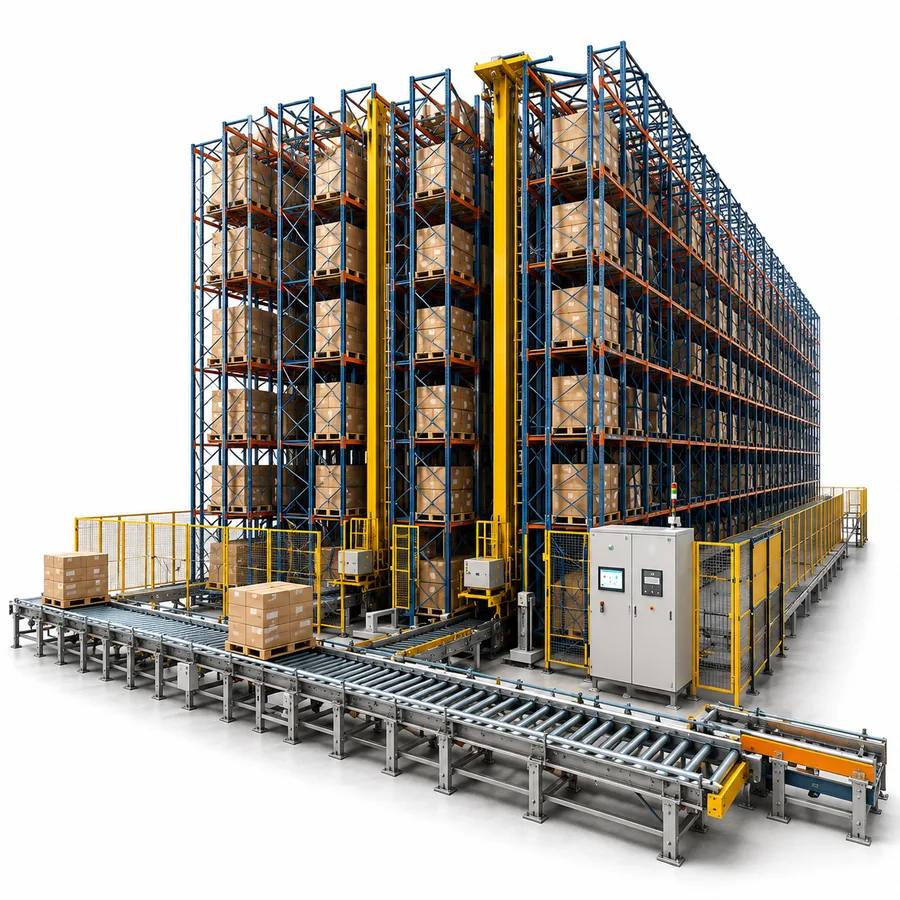 Illustrative configuration of Unit Load AS/RS.